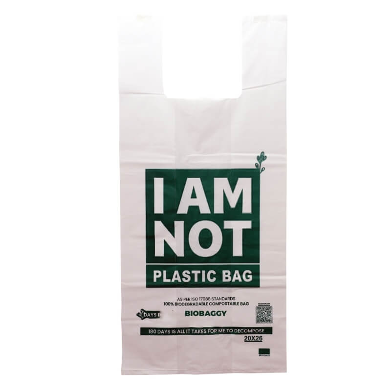 13x16 Compostable Carry Bag - Large Shopping Bag
